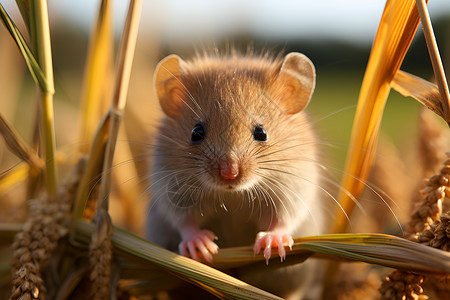 可爱小鼠背景图片