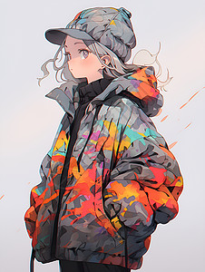 时尚潮流服饰彩色服饰插画