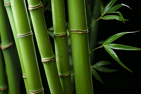 翠竹丛之美背景图片
