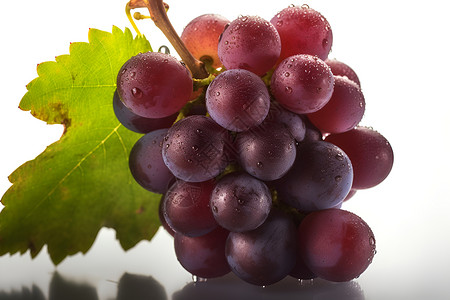 美味的红葡萄背景图片