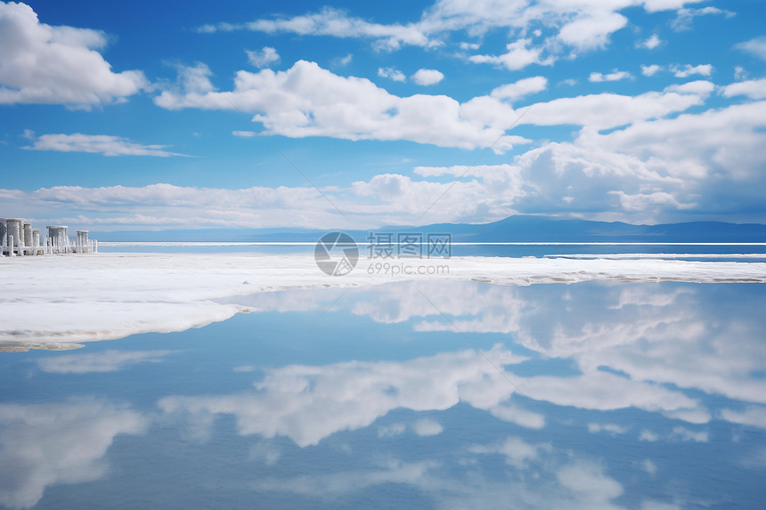 青海盐湖图片