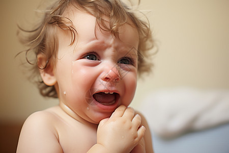 大哭的宝宝宝贝哭泣的照片背景