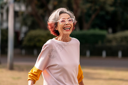 安度晚年的中年女性背景