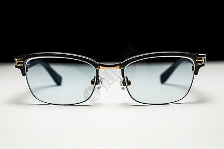 优雅即经典光学治疗的眼镜框背景