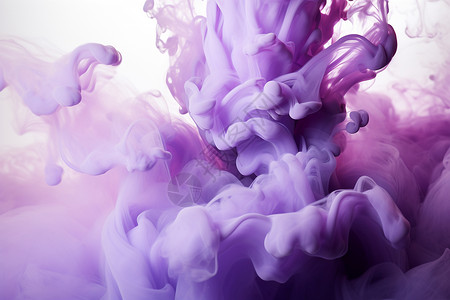 飞溅的紫色水墨背景图片