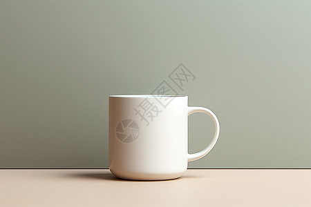 简洁之美的陶瓷杯背景图片