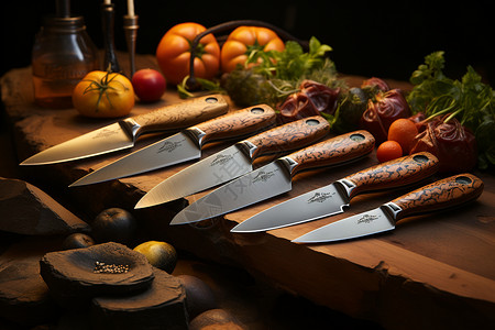 锐利的刀具背景图片