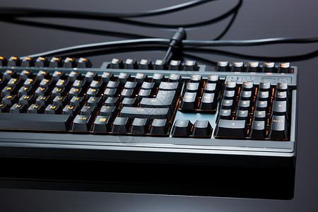 黑色计算机键盘背景图片