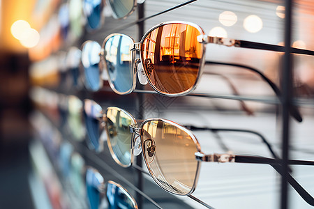 商场的太阳眼镜背景图片
