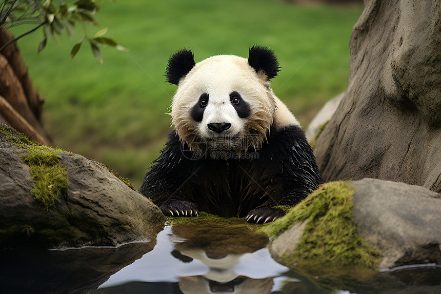 可爱熊猫图片