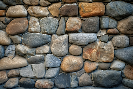 一座石墙背景图片