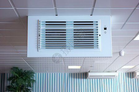 保持空气流通室内空气流通的通风口背景