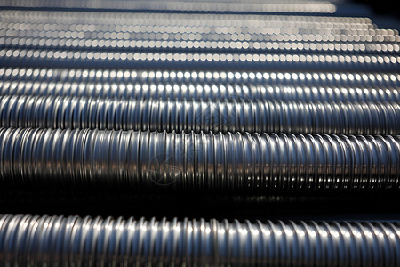 金属的工业铁管背景图片