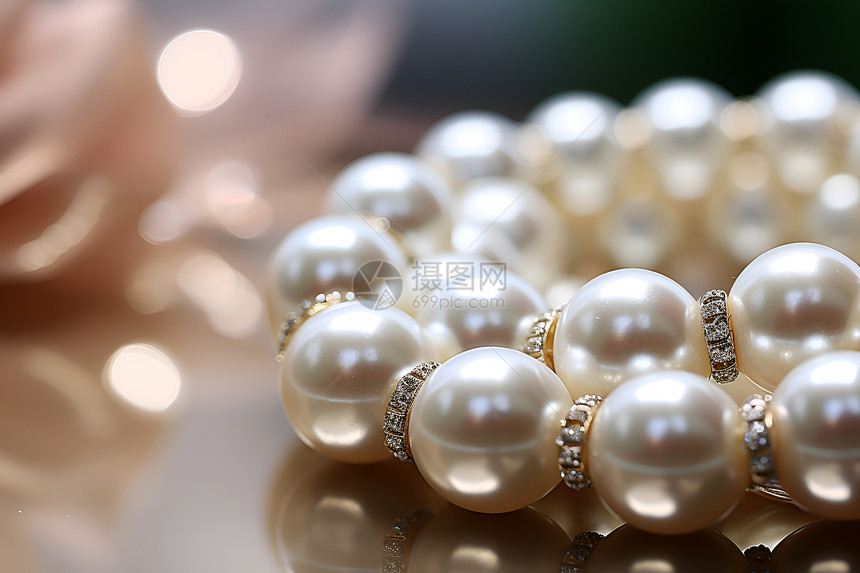 奢华的珍珠饰品图片