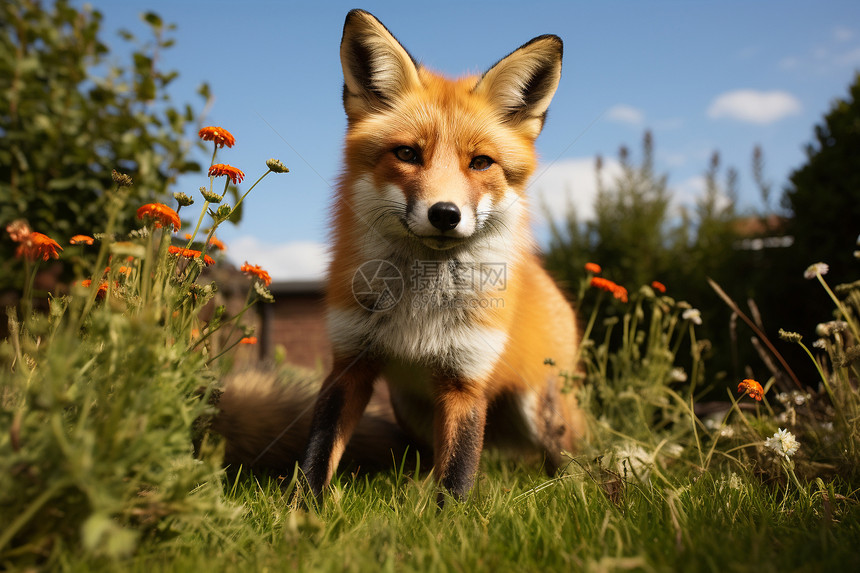 野生动物的狐狸图片