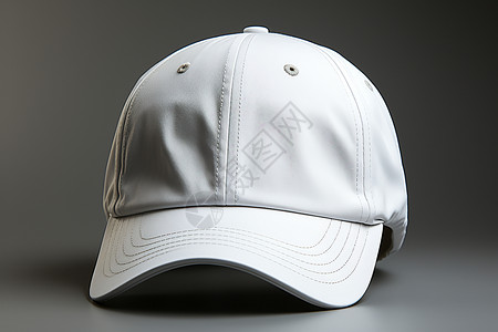 白色棒球帽的特写背景图片