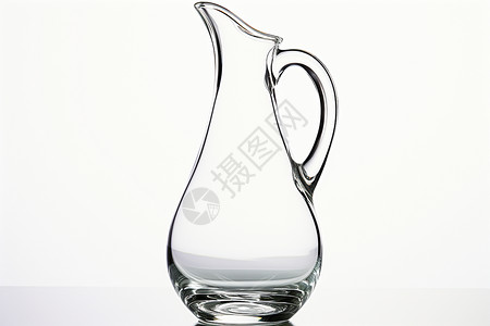 透明玻璃花瓶背景图片