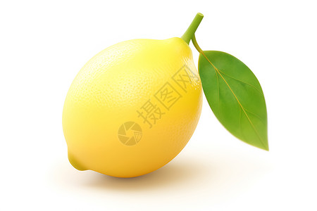 逼真的柠檬背景图片