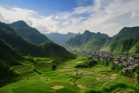 生态美景背景图片