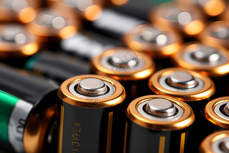 一组电池金属技术高清图片