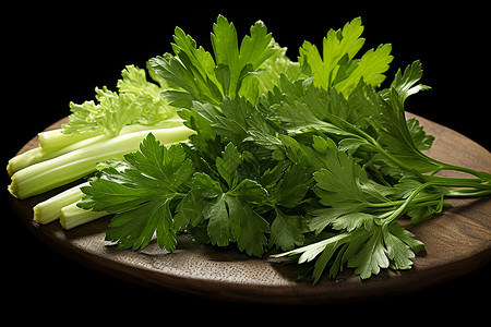 烹饪美食的的芹菜蔬菜背景图片