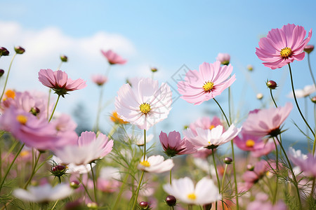 清新雏菊花海清新自然的小雏菊花海背景