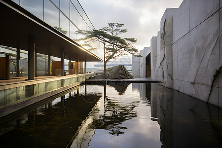 博物馆建筑背景图片