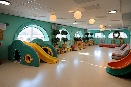 幼儿园布置游乐室的布置背景