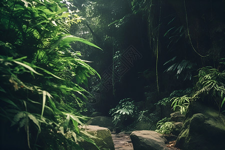 热带丛林户外丛林高清图片