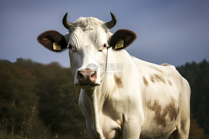 乡村的奶牛图片