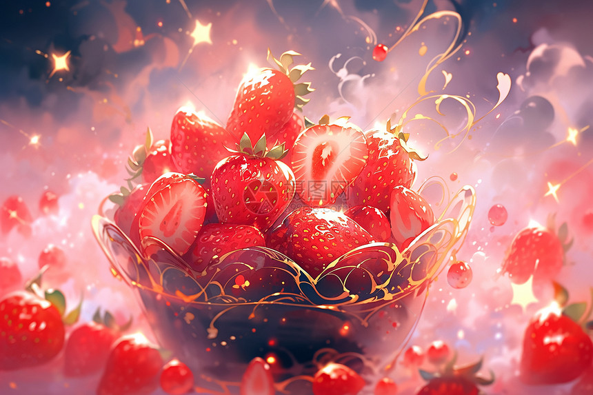 梦幻草莓图片