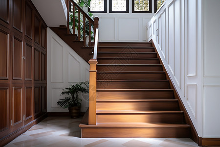 房子的楼梯设计背景图片