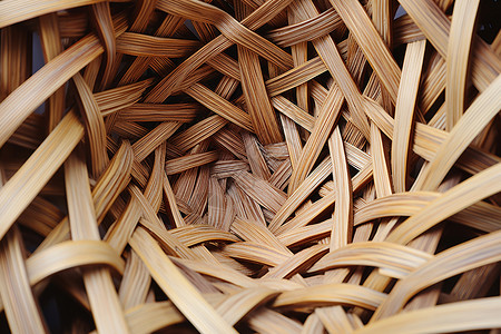 竹条的编织竹子工艺品高清图片