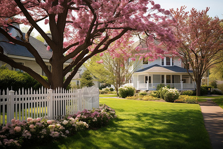 粉色秘密花园背景图片