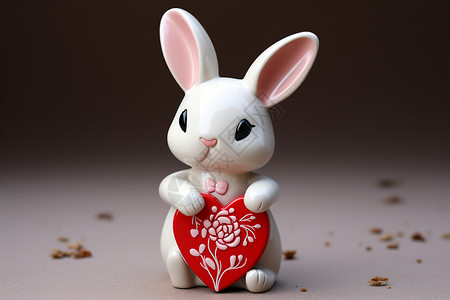 玩具兔子素材兔子手持背景