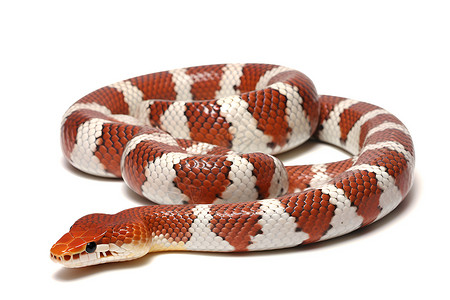 红白花纹的蛇背景