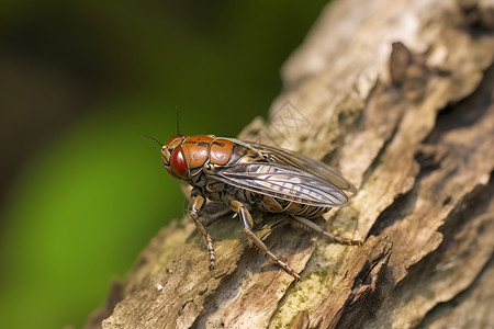 大自然中的苍蝇高清图片