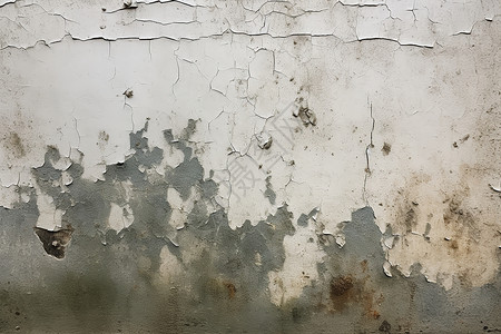 墙壁裂缝破旧掉漆的墙壁背景