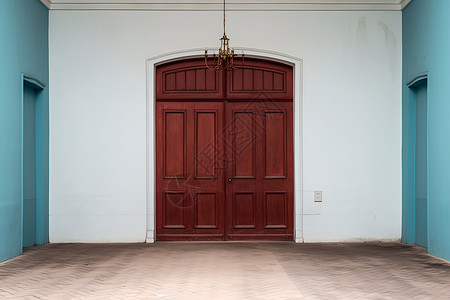 古老欧式门背景图片