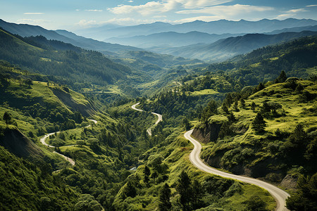 江河山水精致的山水风景背景