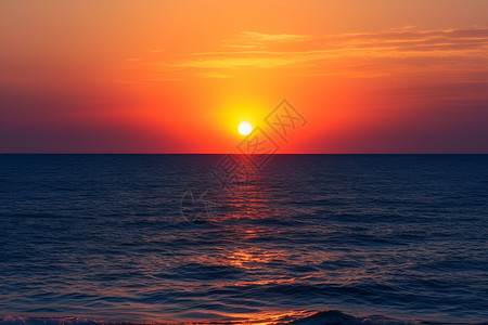 海上日出背景图片