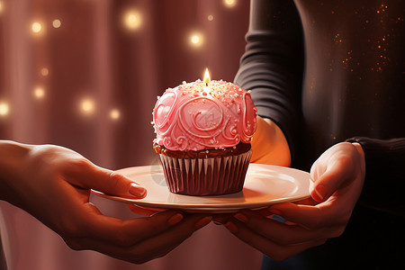 甜蜜的求婚蛋糕背景图片