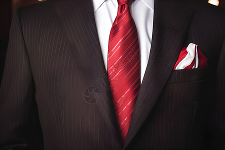 绅士的西装领带高清图片