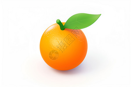 桌面上简约的橘子背景图片