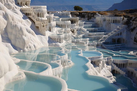 冰雪奇缘城堡梦幻之湖泊背景