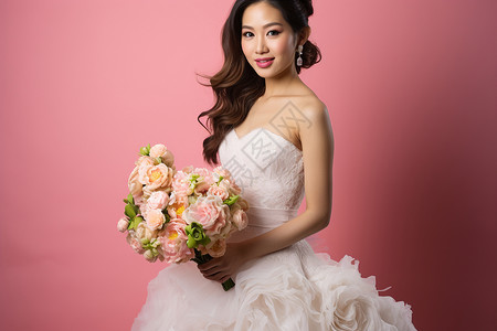 优雅的新娘背景图片