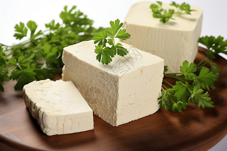 白色的奶酪背景图片