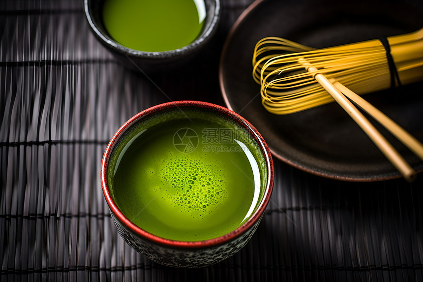 日本绿茶图片