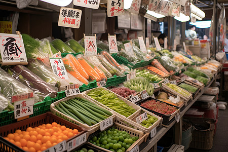 蔬菜价格丰富多样蔬菜背景