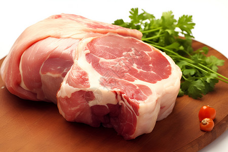 健康可口的生肉背景图片